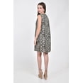 thumbnail image 3 of Vestido recto escote V Roman Fashion /Juvenil, 0N4 (Animal print) beige G, 3 of 5