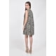 thumbnail image 3 of Vestido recto escote V Roman Fashion /Juvenil, 0N4 (Animal print) beige M, 3 of 5