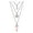 Black, variant on Layering Gothic Jewelry Sun Moon Crystal Pendant Necklace For Women Adjustable Length Neckchain Fashion Accessories