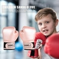 thumbnail image 2 of 2 Pcs Gants d'Entraînement de Boxe en Cuir pour Enfants (Blanc), 2 of 5