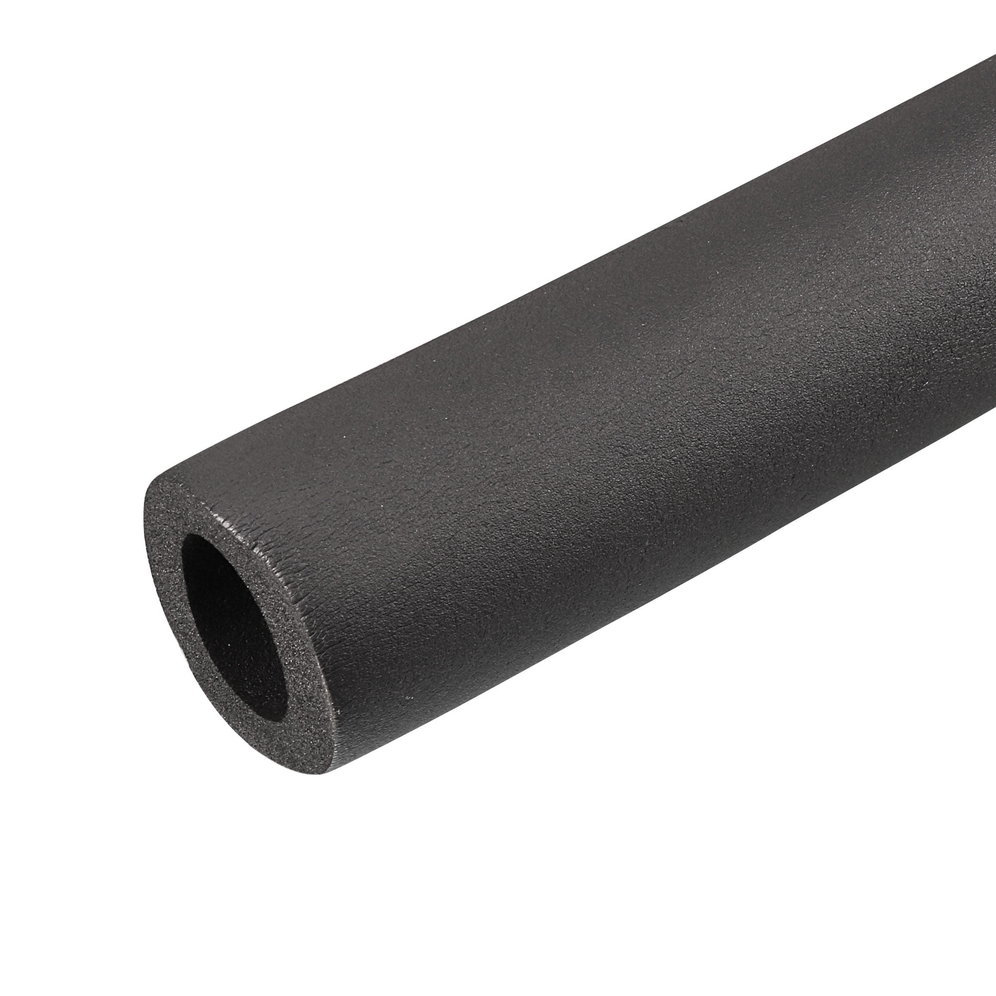 Uxcell 28mm ID 46mm OD 1.8m Long Cover Pipe Insulation Foam Tubing Black