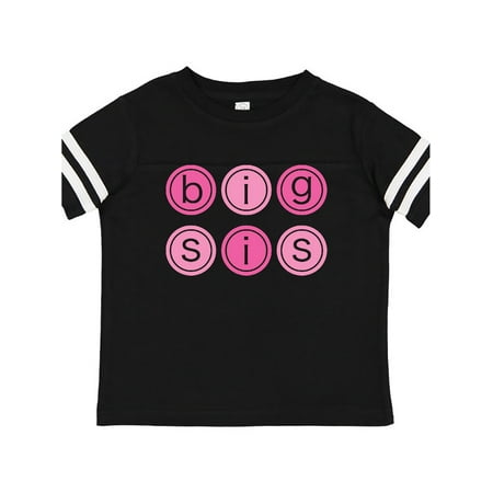 

Inktastic Big Sis Circles Gift Toddler Toddler Girl T-Shirt