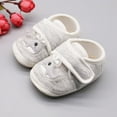thumbnail image 2 of Newborn Baby Infants Shoes Cotton Slippers Cartoon Soft Sole Crib Shoes Prewalker Newborn Anti-slip Prewalker Shoes Cotton Cartoon Slippers 0-18M, 2 of 5