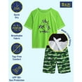 thumbnail image 6 of iXtreme Boys Rash Guard Set - 2 Piece UPF50+ Quick Dry Short Sleeve Swim Shirt & Swim Trunks for Boys, 6 of 7