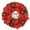 Red, variant on Fall Wreaths for Front Door, 20" Pomegranate Wreath,Artificial Door Wreath with Berry,Autumn Harvest Wreaths for Halloween Easter Thanksgiving Decoration