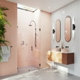 thumbnail image 2 of Illume 56.5 in. x 78 in. Wall Hinged Glass Shower Enclosure, 2 of 7