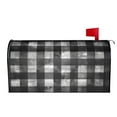 thumbnail image 3 of PHELIKA Green Buffalo Plaid 02 Magnetic Mailbox Covers Post Letter Box Cover Standard Size 21"H x 18"W, 3 of 8