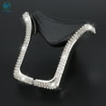 thumbnail image 2 of Deago Universal Car Phone Holder with Bing Crystal Rhinestone Car Air Vent Mount Clip Cell Phone Holder for iPhone Samsung Car Holder (White), 2 of 9