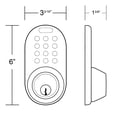 thumbnail image 3 of MiLocks XF-02OB X-Series Deadbolt (Oil-Rubbed Bronze), 3 of 6