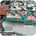 thumbnail image 7 of Wondo 6x9 Area Rugs for Living Room, Machine Washable Vintage Rug, Non-Slip Low Pile Throw Rugs with Rubber Backing Washable Carpet for Bedroom Dining Room Kitchen Home Decor, Green, 7 of 7