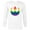 White, variant on Star Wars Rebel Alliance Rainbow - Long Sleeve T-Shirt for Men - Customized-White