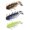 B, variant on 3.2in TPE Soft Plastic Lure 3-Pack,Floating Creature Bait, Boxed Sea Cucumber Worm Bait for Bass Fishing, Style D,