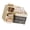 Beige, variant on Giaone Efficient Makeup Storage With Compartments for Cosmetics Transparent ABS Box Practical Compact Display Case