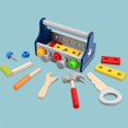 thumbnail image 5 of Toddlers Wooden Tool Toy Toolbox Educational Sensory Toy for Boys Girls, 5 of 5