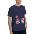 thumbnail image 2 of Bingfone Happy Independence Day Gnome Men'S Loose Fit Short-Sleeve Pocket T-Shirt, 2 of 7