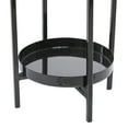 thumbnail image 5 of CosmoLiving by Cosmopolitan 24", 32"H Black Metal Planter with Removable Stand (2 Count), 5 of 10
