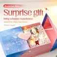 thumbnail image 2 of Gift Box, Multiple Sizes Boxes with Magnetic Lids for Presents,Gift Wrap Card, Led Light, Filler,Perfect Valentine's Day, Anniversary, Wedding, Birthdays Blue M(11.4x8.3x3.5 in), 2 of 7