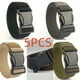thumbnail image 3 of 5pcs Men'S Tactical Belt Set - Durable Nylon & Canvas with Plastic Buckle, Adjustable Waist Belts for Outdoor, Casual, and Work Wear - Black, Brown, Navy Blue, Black, and Tan, Utility Belts, 3 of 4