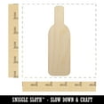 thumbnail image 2 of Wine Bottle Solid Wood Shape Unfinished Piece Cutout Craft DIY Projects - 4.70 Inch Size - 1/4 Inch Thick, 2 of 7