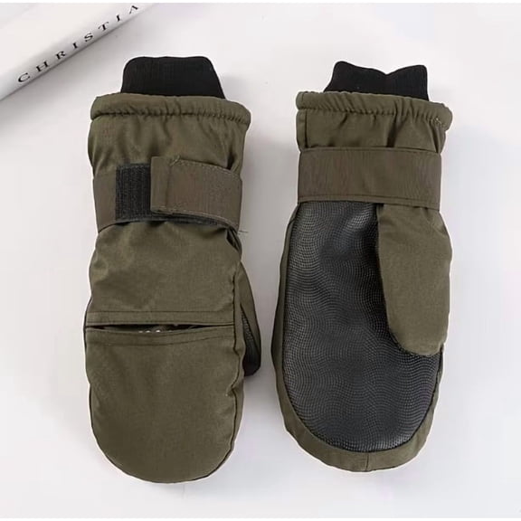 Waterproof Winter Ski Gloves for Men & Women - Fleece Lined, Windproof