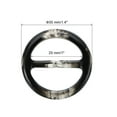 thumbnail image 2 of Uxcell 1.4inch Circle Round Resin Scarf Ring Clip, for Woman Silk Scarf, Loose T-shirt, Decoration, 8Pcs, Black Style 3, 2 of 6
