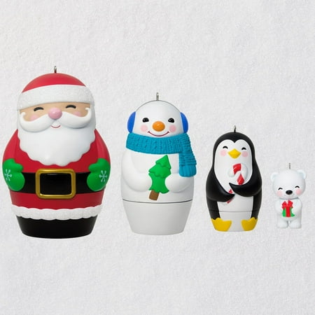 Hallmark Ornament 2018 CLUB Nesting Doll Surprise Set/ 3 - OPENED