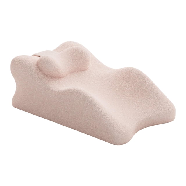 Almohada para piernas, almohada de espuma viscoelástica, equipo, portátil, almohada ergonómica ligera para pies, cojín de soporte para piernas para rosa