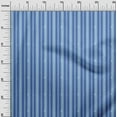 thumbnail image 3 of oneOone Cotton Flex Medium Blue Fabric Abstract Stripe Dress Material Fabric Print Fabric By The Yard 40 Inch Wide, 3 of 5