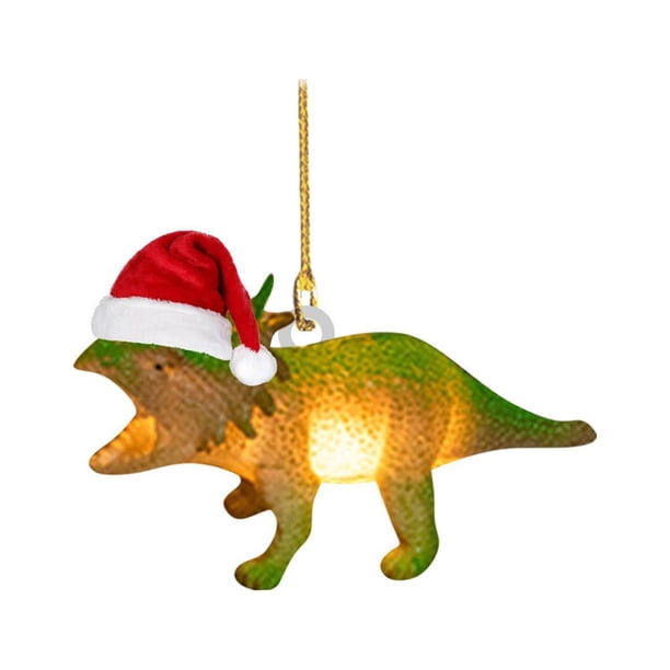 Ganfancp Acrílico Avión Navidad Colgante Dinosaurio Colgante Árbol de Navidad Rebajas Hoy Liquidación 1X Colgante