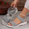 thumbnail image 5 of Willtoo 2026 Orthopedic Sandals for Women Non Slip Slip on Arch Support Flat Wedge Sandals Lightweight Walking Shoes 2026 Vacation Beach 2026 Orthopedic Shoes, 5 of 6