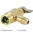 thumbnail image 4 of Transemion Sturdy Metal Quick Coupler Kit Automotive Air Conditioning Maintenance Red High-pressure Connector 1PCS, 4 of 6