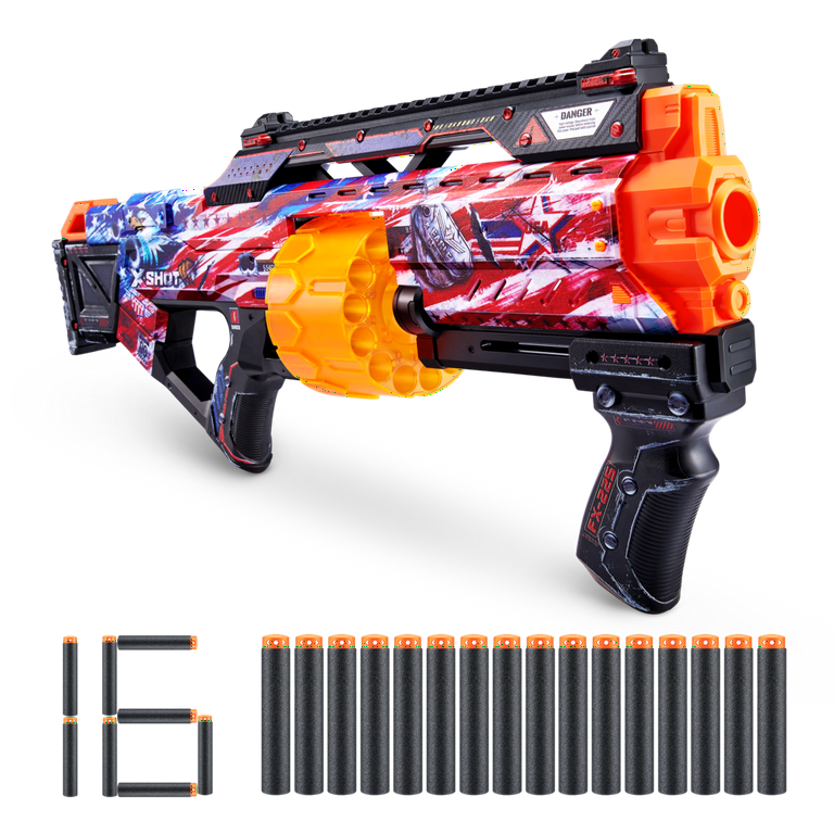 XSHOT Skins Last Stand Dart Blaster - Defense Force (16 Darts) by