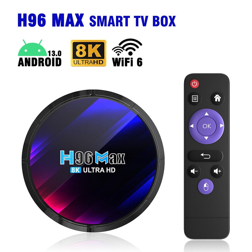 Seamless Media Experience - H96Max Android TV BOX (16-64GB) with 8K Ultra HD Support