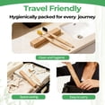 thumbnail image 2 of GENKENT Bamboo Toothbrush, 12 Pack Ultra Soft Bristles BPA Free Wooden Toothbrush with Individual Wrapped, Eco-Friendly Manual Toothbrush for Adult, 2 of 7
