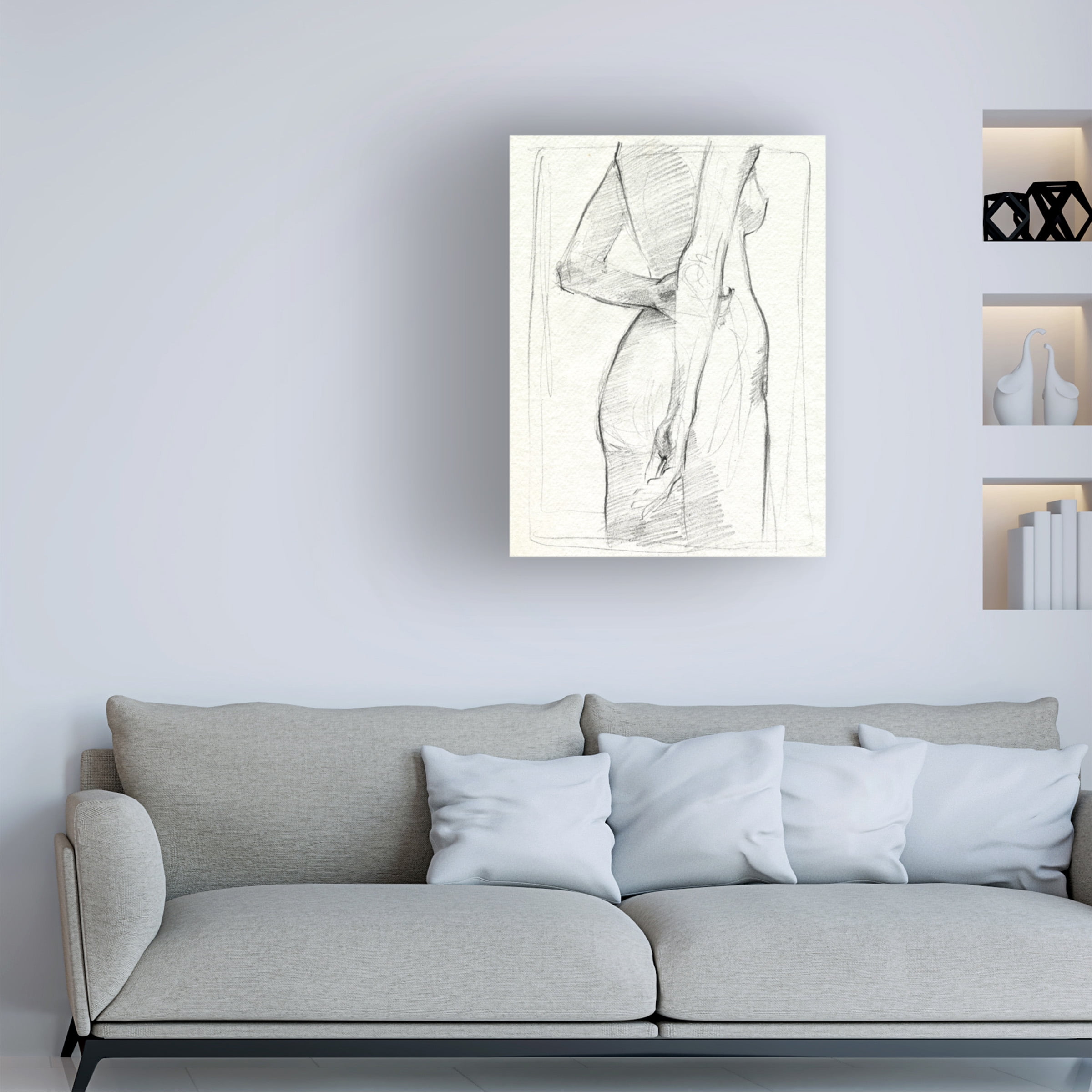 Jennifer Paxton Parker 'Demure I' Canvas Art