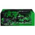 thumbnail image 4 of Porsche 911 GT3 Cup (992) "Fire Monkey Motorsport" Black & Green with Graphics "Hobby64" 1/64 Diecast Model Car by Tarmac Works, 4 of 5