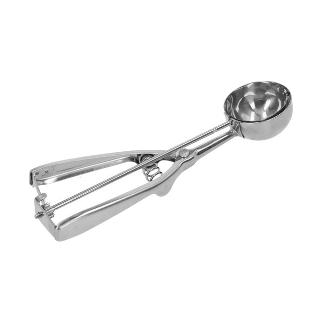 Ice Cream Scoop, Silver Kitchen Utensils Multi-Purpose Durable For Home For Sorbet For Cantaloupe M