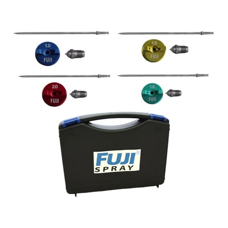 Fuji Air Cap Set 5100 #2 4 5 and 6 for T-Series Spray Gun with 5137 Carrying Case
