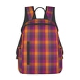 thumbnail image 1 of Easygdp Orange and Purple Plaid para Easygdp Yak - Mochila Casual Ligera y Resistente para Viaje y Senderismo para Hombres y Mujeres, 1 of 7