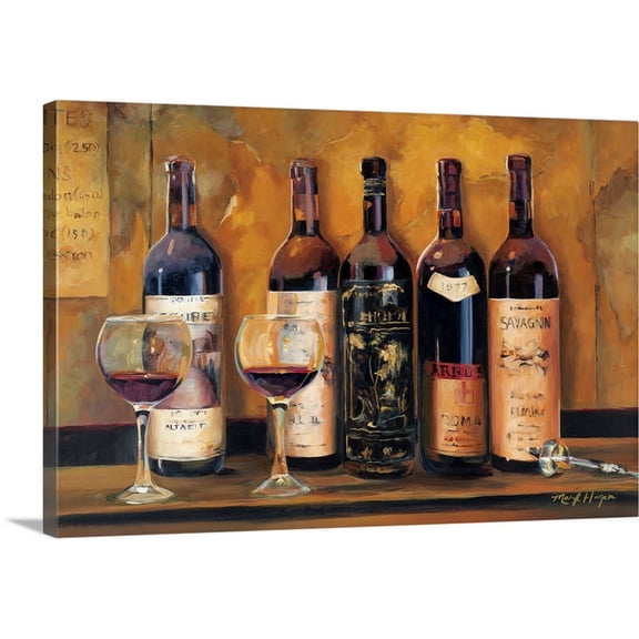 Great BIG Canvas | "Cellar Reds" Canvas Wall Art - 24x16