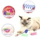 thumbnail image 4 of 12 piezas de juguetes de resortes coloridos para gatos, juguetes creativos para gatos para gatitos, juguetes interactivos de plástico pesado duraderos sin BPA oso de fresa  Hogar, 4 of 5