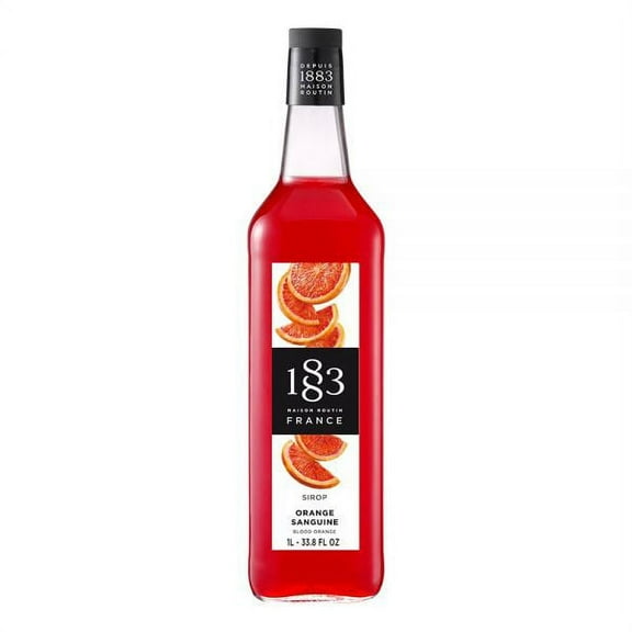 1883 Maison Routin Blood Orange Syrup - Bottle (1L)