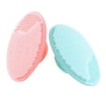 thumbnail image 2 of Pack of 2pcs Facial Cleansing Brushes, Waterproof Mini Silicone Facial Brushes Facial Massager for Gentle Exfoliation And Deep Scrubbing, 2 of 8