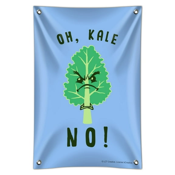 Oh Kale Hell No Funny Humor Home Business Office Sign