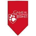 thumbnail image 6 of Pet and Dog Bandana Screen Printed, "Game of Bones", 6 of 10