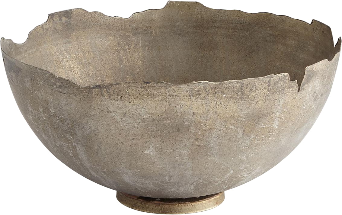 Decorative Bowl CYAN DESIGN POMPEII Large Gold Leaf