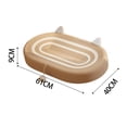 thumbnail image 6 of Cat Scratching Board Cat Scratcher Cardboard Sisal Cats Training Toys Cat Scratch Pad Bowl Cat Cardboard Bed for Furniture Training Indoor Style C, 6 of 6