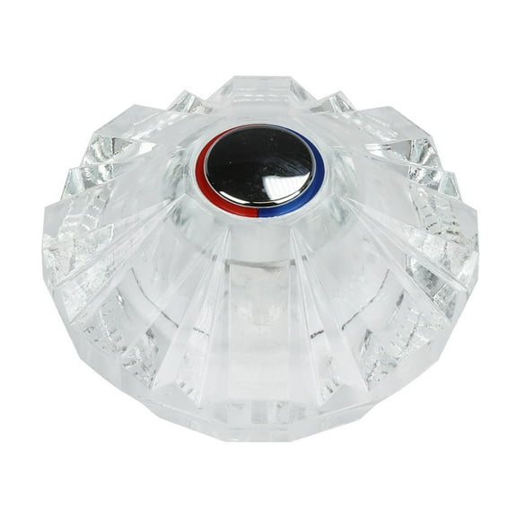 Thrifco 4401496 Price Pfister Avante Tub Shower / Lavatory Faucet Handle - Clear Acrylic HOT/COLD