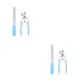 thumbnail image 1 of tssuouriy 2piece Beginner-friendly Cleaning Tools Set For Pet Nail Care And Baffle Does Not Damage blue small size 2Set, 1 of 6