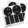 thumbnail image 3 of Shisuyan 2pcs Ac Dash Button Repair Kit Car Dash Button Decal Stickers Car Decal For Interior, 3 of 8